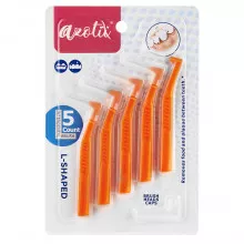 Ершики Azotii L-SHAPED Interdental Brushes 1,2-1,5 мм, 5шт в Краснодаре