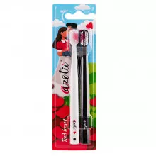 Набор зубных щеток Azotii DUO Red Heart, soft, 2 шт в Краснодаре