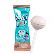 Miradent XyliPOP Леденец на палочке с ксилитом, вкус шоколада, 1 шт. в Краснодаре