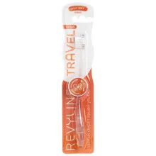 Зубная щетка Revyline S4000 Travel Glass, персиковая в Краснодаре