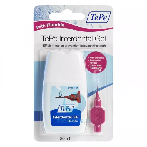 Гель TePe Fluoride Gel, 20 мл Гель TePe Fluoride Gel, 20 мл