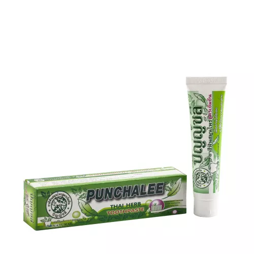 Зубная паста Punchalee с тайскими травами, органическая, 30 г Зубная паста Punchalee с тайскими травами, органическая, 30 г
