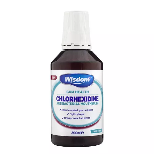 Ополаскиватель Wisdom Chlorhexidine Digluconate 0.2% с хлоргексидином, 300 мл