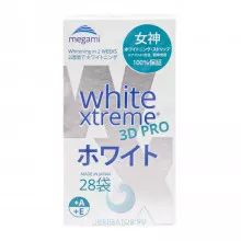 Отбеливающие полоски Megami White Xtreme 3D PRO для чувствительных зубов, 28 шт. в Краснодаре