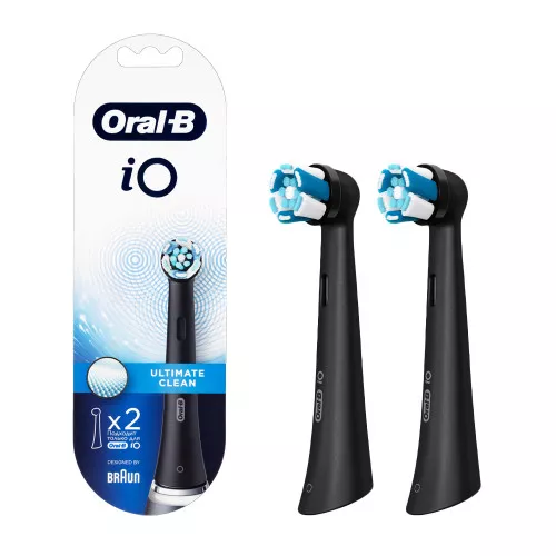 Насадки Braun Oral-B IO Ultimate Clean Black 2 шт. Насадки Braun Oral-B IO Ultimate Clean Black 2 шт.