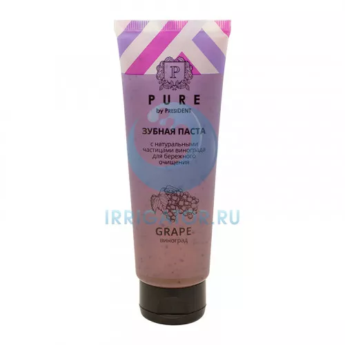 Зубная паста PresiDENT Pure Виноград, 100 г Зубная паста PresiDENT Pure Виноград, 100 г